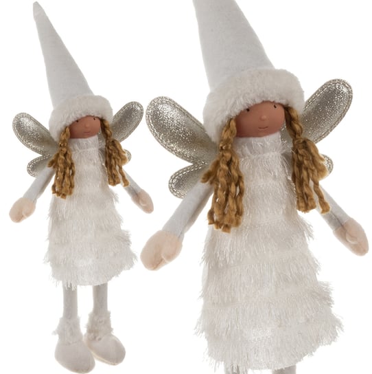 Wróżka Świąteczna Anioł Figurka Elf Dekoracja Pomocnik Św Mikołaja XL 40cm RUHHY Ruhhy