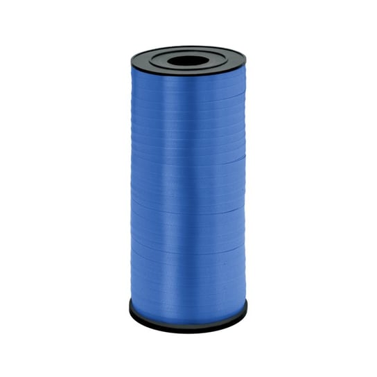 Wstążka plastikowa, ciemno niebieska 5mm/92m PartyPal