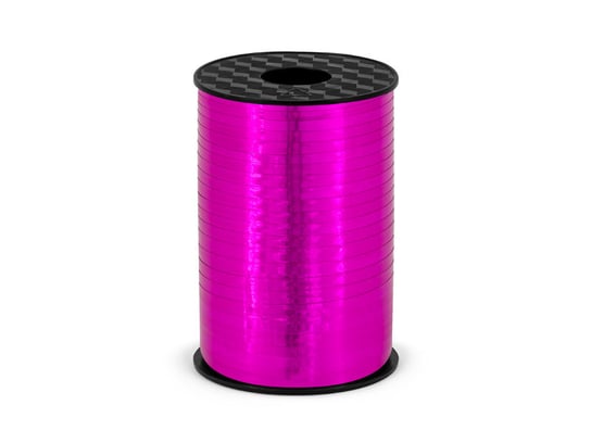 Wstążka plastikowa, ciemny różowy, 5 mm, 225 m PartyDeco