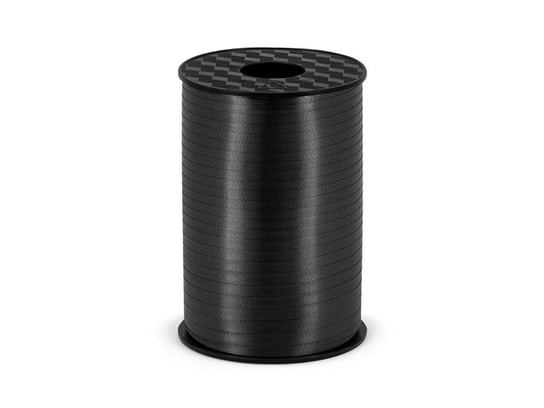 Wstążka plastikowa, czarny, 5 mm, 225 m PartyDeco