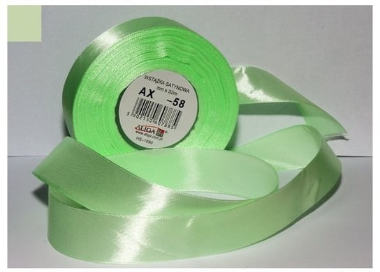 Wstążka Satynowa Blado-Zielona 6 Mm 32 Mb. Ax06-58, Aliga Inny producent