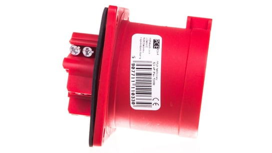 Wtyczka tablicowa 32A 4P 400V czerwona IP44 624-6 PCE