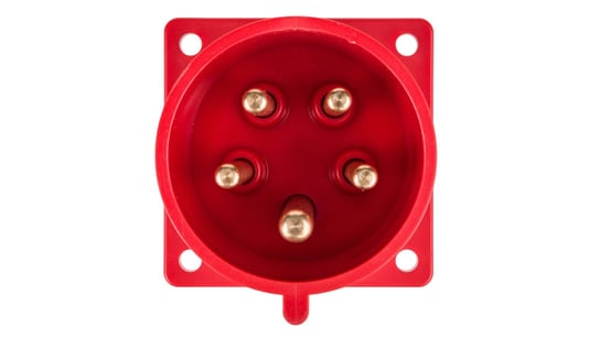 Wtyczka tablicowa 32A 5P 400V czerwona IP44 625-6 PCE