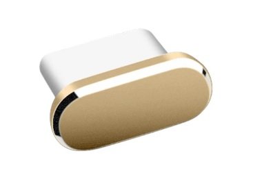 Wtyczka Zatyczka Zaślepka Przeciwpyłowa USB Typ C - Ochrona Portu Ładowania metalowa złota Inna marka