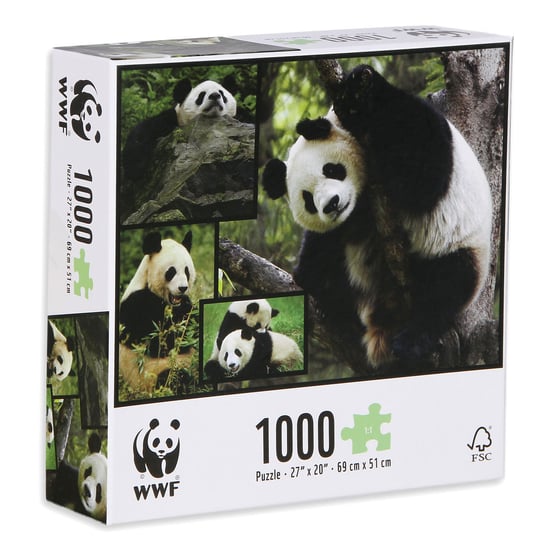 WWF, puzzle, Pandy, 1000 el. WWF