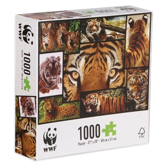 WWF, puzzle, Tygrysy, 1000 el. WWF