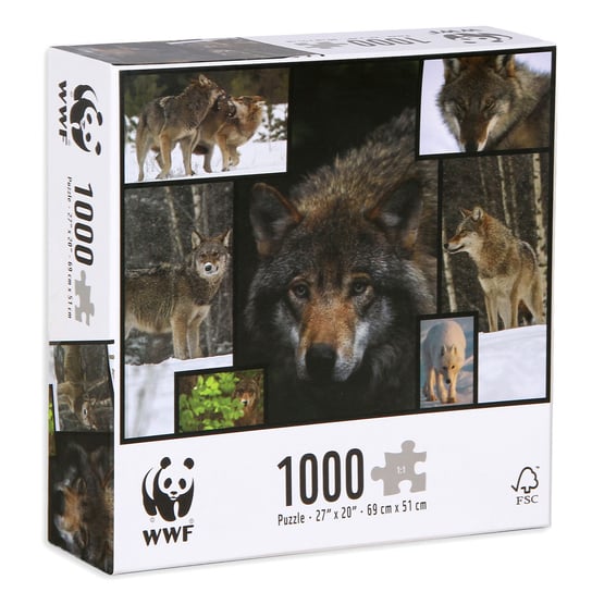 WWF, puzzle, Wilki, 1000 el. WWF
