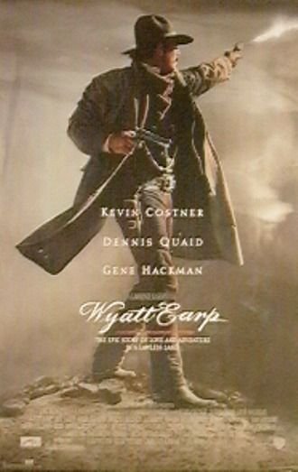 Wyatt Earp - Kevin Costner, Dennis Quaid - plakat 68,5x101,5 cm Closeup