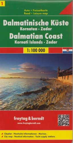 Wybrzeże Dalmatyńskie. Mapa 1:100 000 Opracowanie zbiorowe