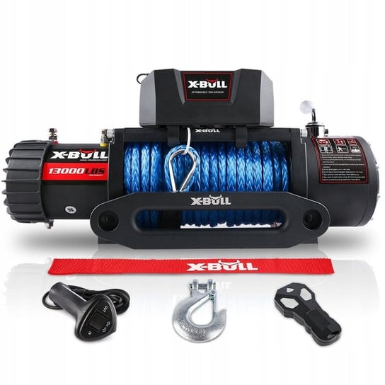 Wyciągarka X-Bull Winch 13000 PRIME lina syntetyczna 5,9T 24,4m 12V Off-Road 4x4 lawety 4WD Inna marka