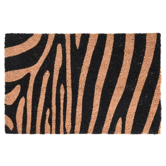 Wycieraczka do butów HOME STYLING COLLECTION Zebra, czarna, 59x39 cm Home Styling Collection