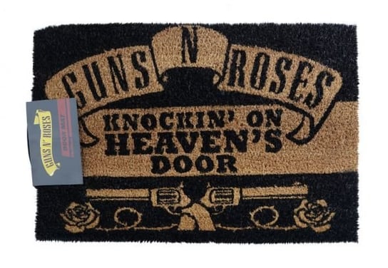 Wycieraczka pod drzwi, Guns N Roses, czarna, 2x40x60 cm Pyramid International