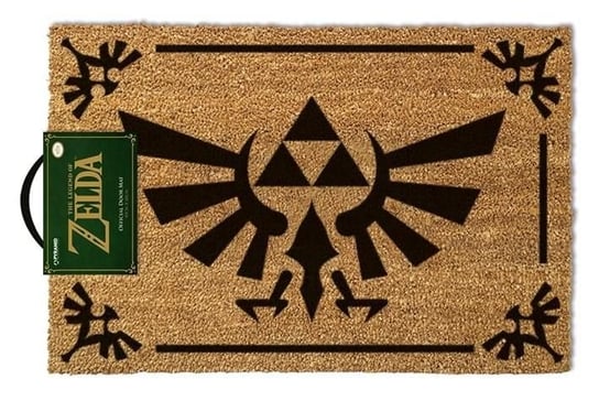 Wycieraczka pod drzwi The Legend of Zelda (TRIFORCE BLACK) (60x40 cm) / THE LEGEND OF ZELDA (TRIFORCE BLACK) DOORMAT Pyramid Posters