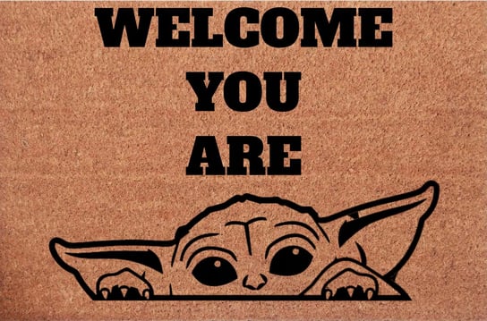 WYCIERACZKA POD DRZWI WEJŚCIOWE FUN ART STAR WARS YODA WELCOME YOU ARE Inna marka