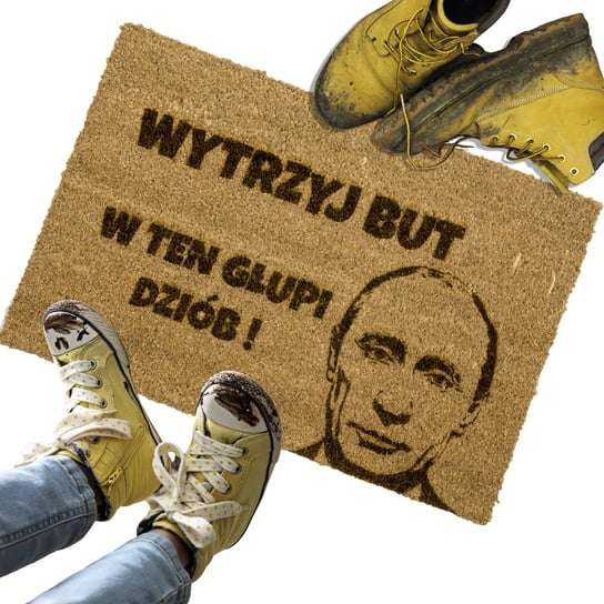 Wycieraczka Pod Drzwi Wytrzyj Buty O Putina Kokos decortrend