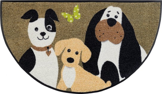 Wycieraczka przed drzwi - Round Dog Trio 85CM x 50CM Inna marka