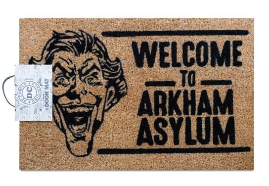 Wycieraczka PYRAMID POSTERS The Joker Welcome To Arkham Asylum, 60x40 cm DC COMICS