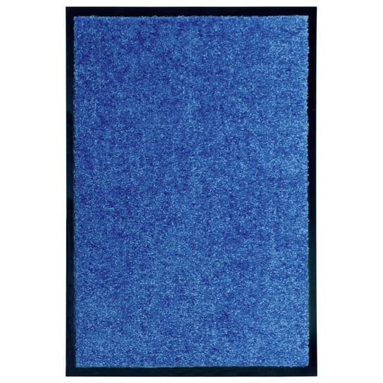 Wycieraczka z możliwością prania, niebieska, 40 x 60 cm vidaXL
