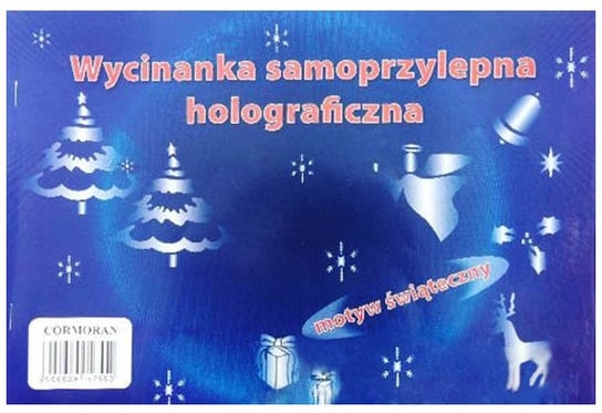 Wycinanka Samoprzylepna Holograficzna Cormoran Z Motywem Świątecznym Inna marka