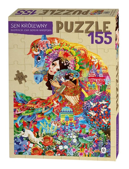 Wydawnictwo Nasza Księgarnia, puzzle, Sen królewny, 155 el. Nasza Księgarnia