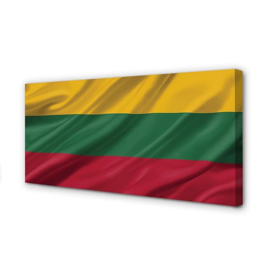 Wydruk na płótnie canvas TULUP Flaga Litwy, 120x60 cm Tulup