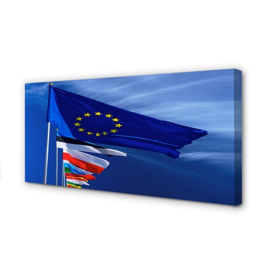 Wydruk na płótnie canvas TULUP Różne flagi, 120x60 cm Tulup