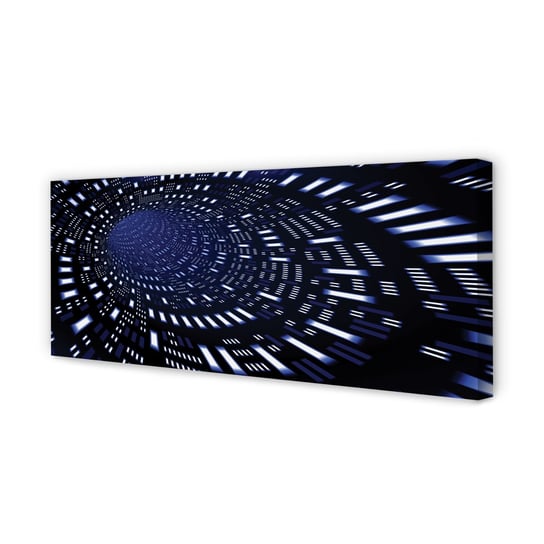 Wydruk na płótnie dekor Niebieski tunel 3d, 125x50 cm Tulup