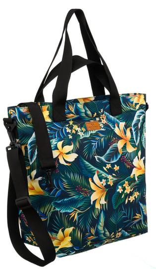 Wygodna torba na zakupy shopperka pojemna torba z kolorowym wzorem na suwak Rovicky, różnokolorowy Rovicky