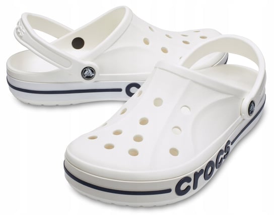 Wygodne Klapki Crocs Bayaband Clog Biały 42,5 Crocs