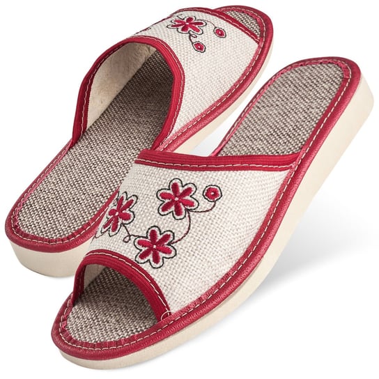 Wygodne pantofle damskie domowe slippers 103 flower r. 39 Inna marka