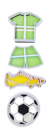 WYKRAWACZE FOREMKI DO LUKRU TORTY ciasta - piłka buty zestaw piłkarski Inna marka