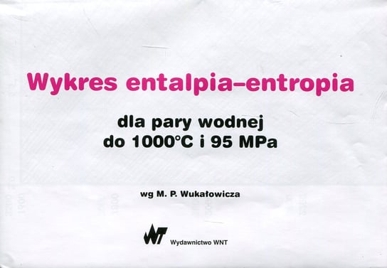 Wykres entalpia-entropia dla pary wodnej do 1000 C i 95 MPa Wukałowicz M.P.