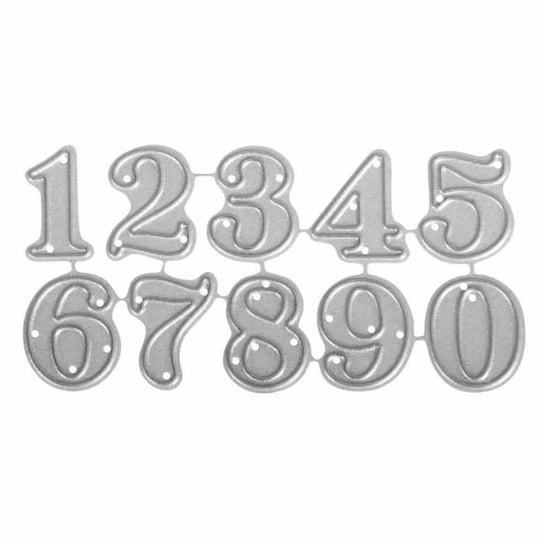 Wykrojnik 1,9 x 0,8 cm - Małe cyfry Inna marka