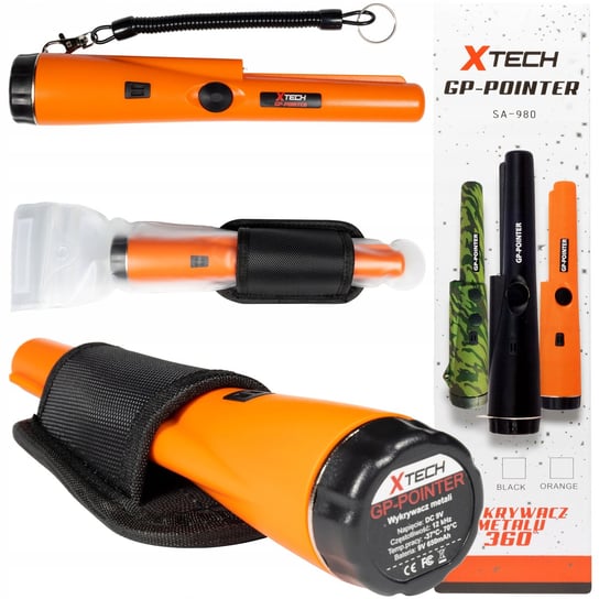 Wykrywacz Metalu Xtech Gp-Pointer Pro Model Sa-980 (Pomarańczowy) Xtech