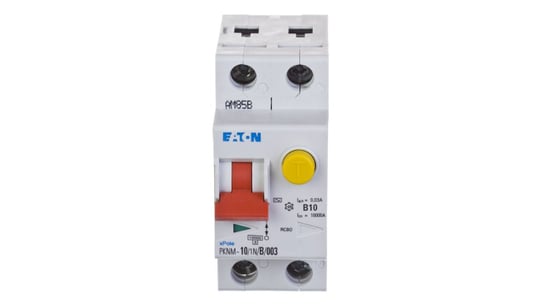 Wyłącznik różnicowo-nadprądowy 2P 10A B 0,03A typ AC PKNM 10/1N/B/003-MW 236067 Eaton