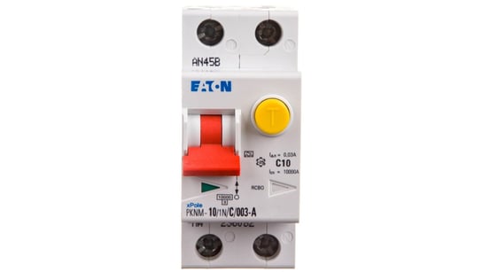 Wyłącznik różnicowo-nadprądowy 2P 10A C 0,03A typ A PKNM 10/1N/C/003-A-MW 236082 Eaton