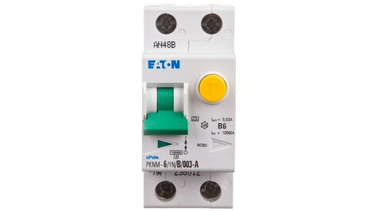 Wyłącznik różnicowo-nadprądowy 2P 6A B 0,03A typ A PKNM 6/1N/B/003-A-MW 236012 Eaton