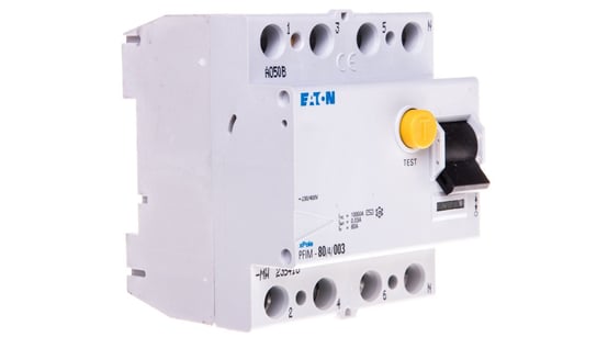 Wyłącznik różnicowoprądowy 4P 80A 0,03A typ AC PFIM-80/4/003 235418 Eaton