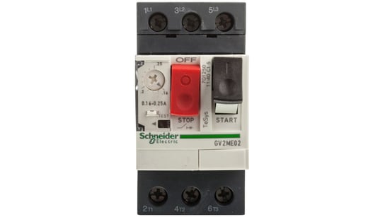 Wyłącznik silnikowy 3P 0,06kW 0,16-0,25A GV2ME02 Schneider Electric