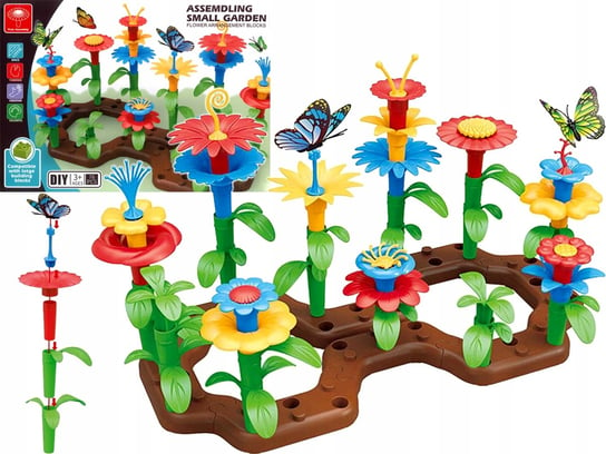 Wymarzony ogród kreatywna układanka klocki 76 el Pegaz Toys