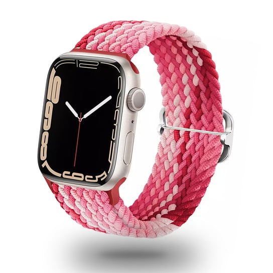 Wymienna Pleciona Opaska Apple Watch 38/40/41Mm Różowa GK PROTECTION