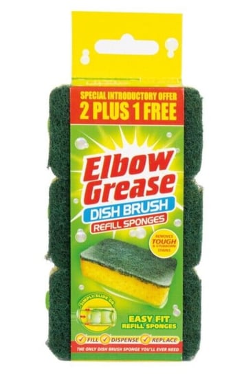 Wymienne gąbki do mycia naczyń Elbow Grease Dish Brush 3 sztuki Inna marka