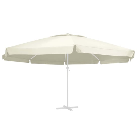 Wymienne pokrycie parasola ogrodowego, piaskowe, 600 cm vidaXL