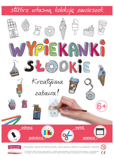 Wypiekanki Słodkie, Zestaw kreatywny do wypiekania własnej kolekcji zawieszek Fabryka Frajdy