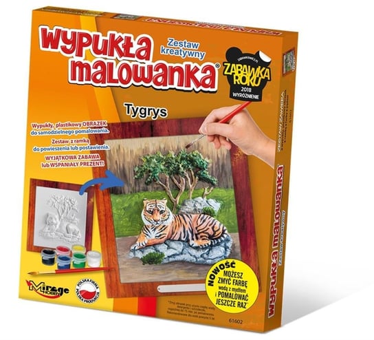 Wypukła Malowanka Zoo - Tygrys Mirage Hobby Mirage Hobby