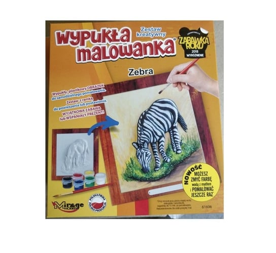 Wypukła Malowanka Zoo - Zebra Mirage Hobby Mirage Hobby
