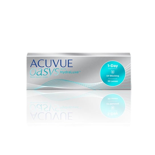 Wyrób medyczny, Acuvue, Oasys 1 Day HydraLuxe, Soczewki jednodniowe -2.50 krzywizna 8,5, 30 szt. Acuvue