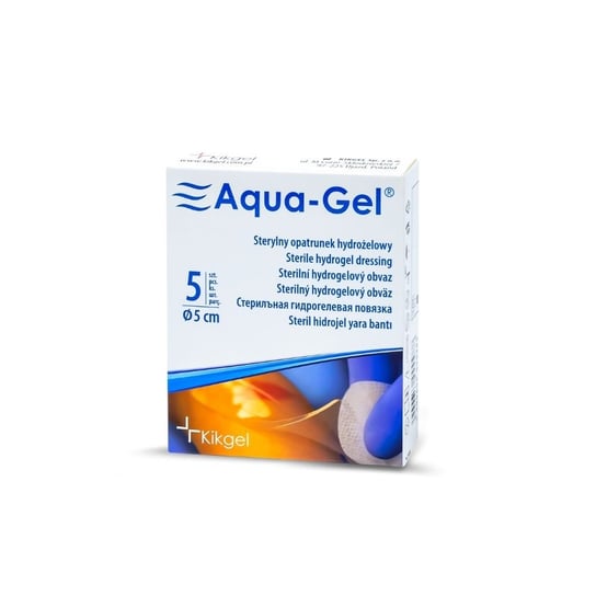 Wyrób medyczny, AQUA-GEL 5cm - sterylny opatrunek hydrożelowy 1 szt. Aqua-Gel