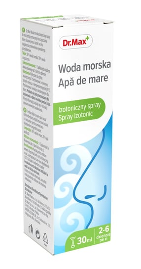 Wyrób medyczny, Dr.Max, Woda Morska izotoniczny spray do nosa, 30 ml Dr. Max Pharma