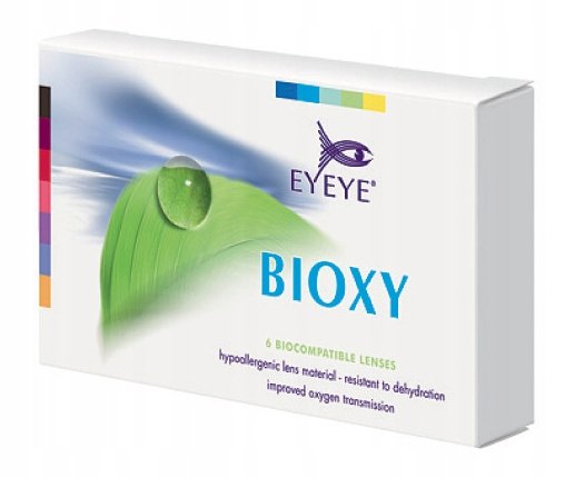 Wyrób medyczny, Eyeye bioxy bio -2,25, Soczewki miesięczne, 6 szt. Eyeye